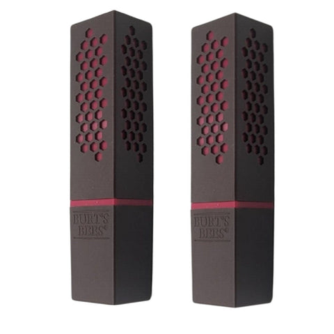 Pack of 2 Burt's Bees Satin Lipstick, Magenta Rush 511