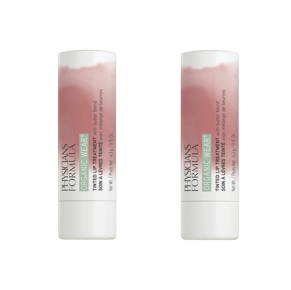 Pack of 2 Physicians Formula Organic Wear Tinted Lip Treatment, Berry Me PF11199