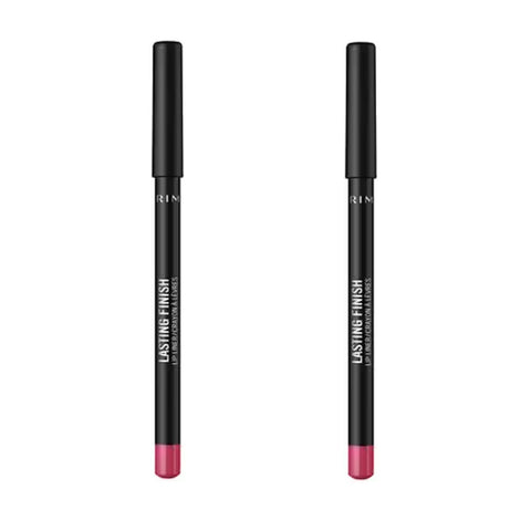Pack of 2 Rimmel Lasting Finish Lip Liner, Pink Candy 120