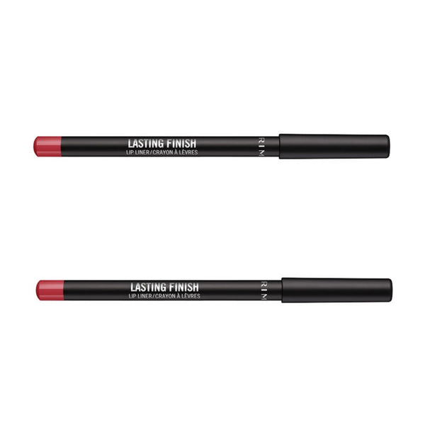 Pack of 2 Rimmel Lasting Finish Lip Liner, Sunset Pink 195