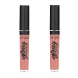 Pack of 2 L.A. Girl Glossy Plumping Lip Gloss, Plush GLG922