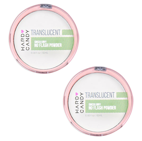 Pack of 2 Hard Candy Sheer Envy No Flash Powder, Translucent 1795