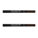 Pack of 2 Rimmel Brow Micro Pro 24HR Precision Stroke Pen, Dark Brown 004