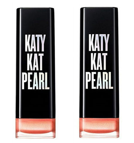 Pack of 2 CoverGirl Katy Kat Pearl Lipstick, Apricat KP15