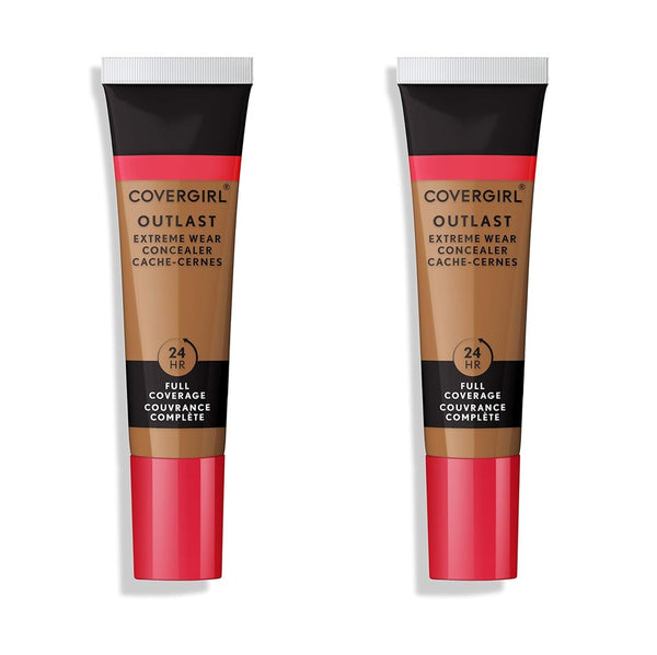 Pack of 2 CoverGirl Outlast Extreme Wear Concealer, Toasted Almond 870