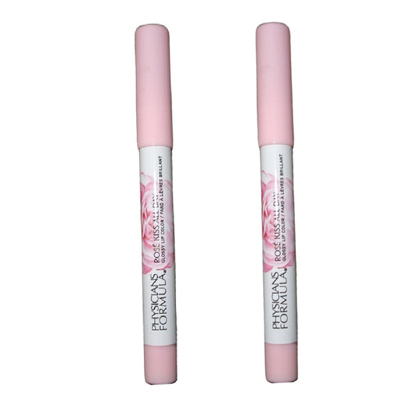 Pack of 2 Physicians Formula Rose Kiss All Day Glossy Lip Color, Blind Date 1711503