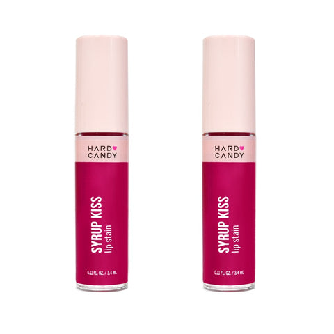 Pack of 2 Hard Candy Syrup Kiss Lip Stain, Hot Kiss 1768