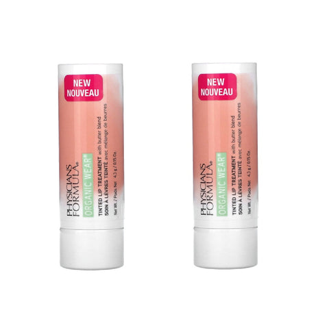 Pack of 2 Physicians Formula Organic Wear Tinted Lip Treatment, Gingersnap PF11196