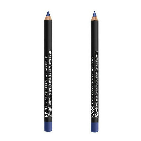 Pack of 2 NYX Professional Makeup Suede Matte Lip Liner, Jet Set SMLL17