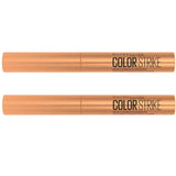 Pack of 2 Maybelline New York Color Strike Cream to Powder Eye Shadow Pen, Flash Metallic 35