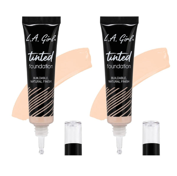 Pack of 2 L.A. Girl Tinted Foundation, Ivory GLM751