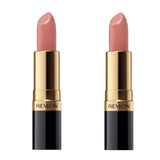 Pack of 2 Revlon Super Lustrous Lipstick, Bare Affair 044 (Creme)