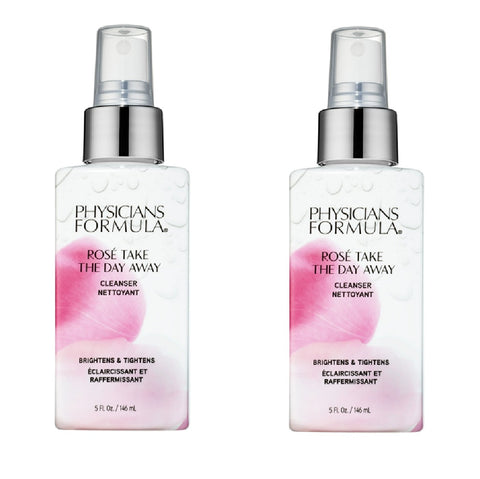 Pack of 2 Physicians Formula Rosé Take The Day Away Cleanser, Cleanse PF11040