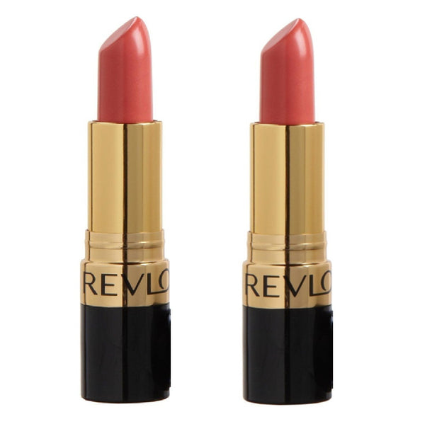 Pack of 2 Revlon Super Lustrous Lipstick, Coralberry 674 (Creme)