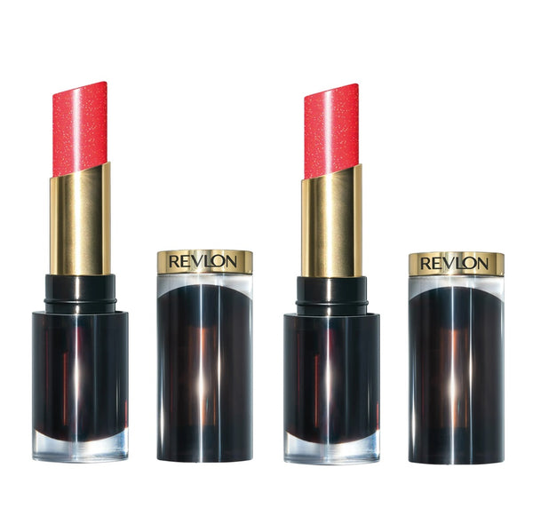 Pack of 2 Revlon Super Lustrous Glass Shine Lipstick, Glassy Pink 016