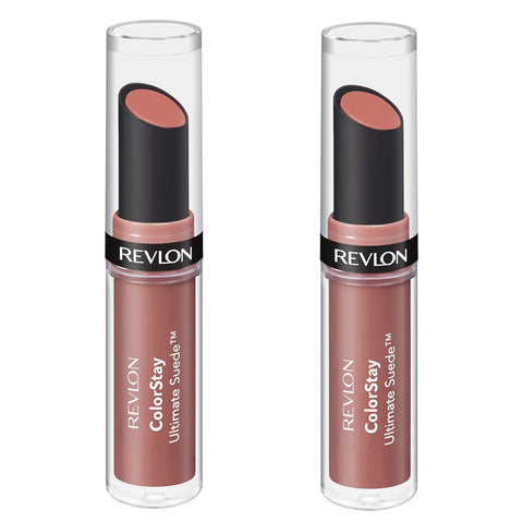 Pack of 2 Revlon Colorstay Ultimate Suede Lipstick, Influencer 099
