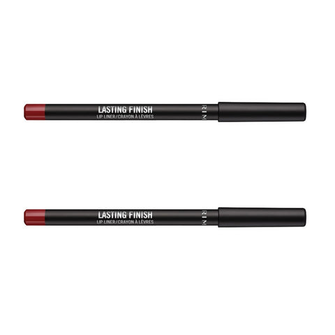 Pack of 2 Rimmel Lasting Finish Lip Liner, Bitten Red 580