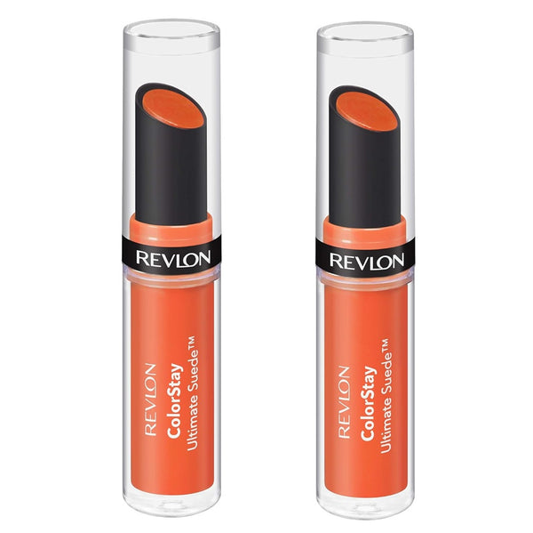 Pack of 2 Revlon Colorstay Ultimate Suede Lipstick, Cruise Collection 075