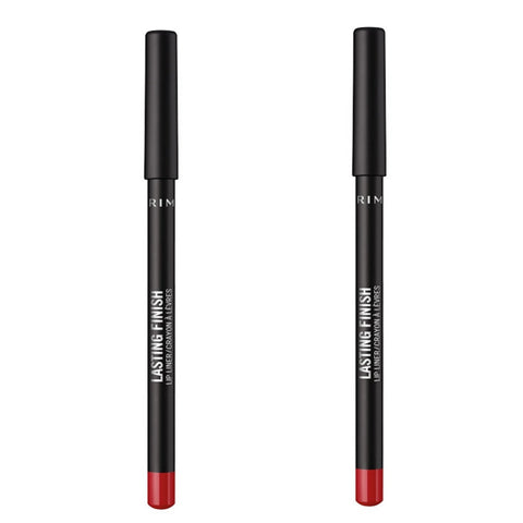 Pack of 2 Rimmel Lasting Finish Lip Liner, Red Dynamite 505