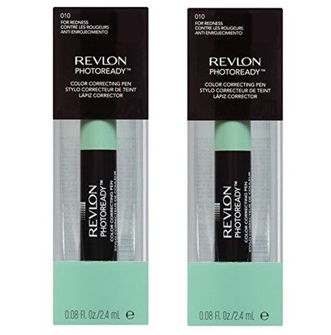 Pack of 2 Revlon PhotoReady Color Correcting Pens, For Redness 010