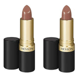 Pack of 2 Revlon Super Lustrous Lipstick, Brazilian Tan 672 (Creme)