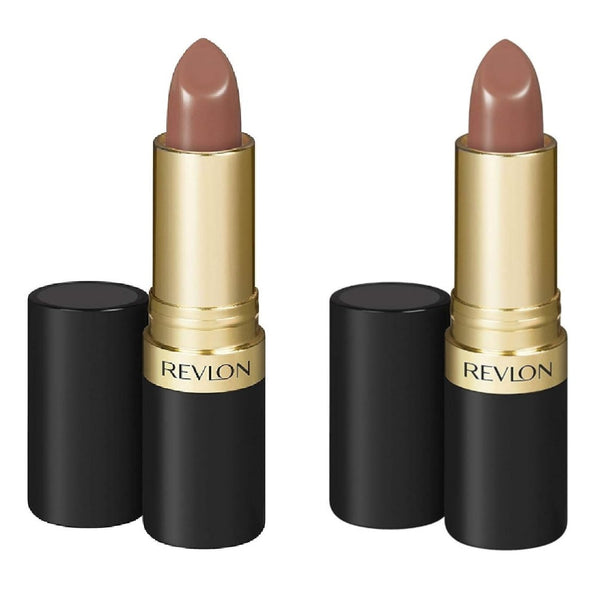 Pack of 2 Revlon Super Lustrous Lipstick, Brazilian Tan 672 (Creme)