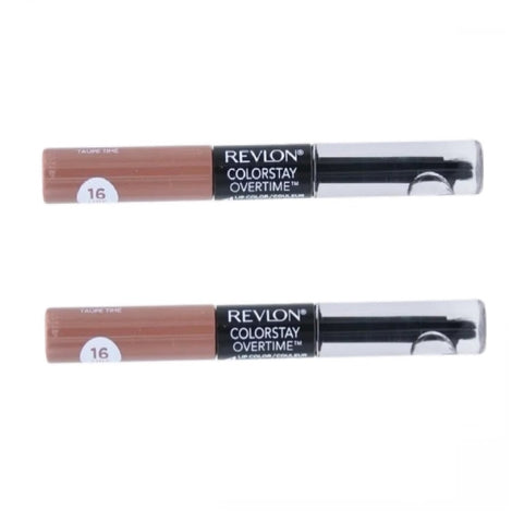 Pack of 2 Revlon ColorStay Overtime Lipcolor, Taupe Time 560
