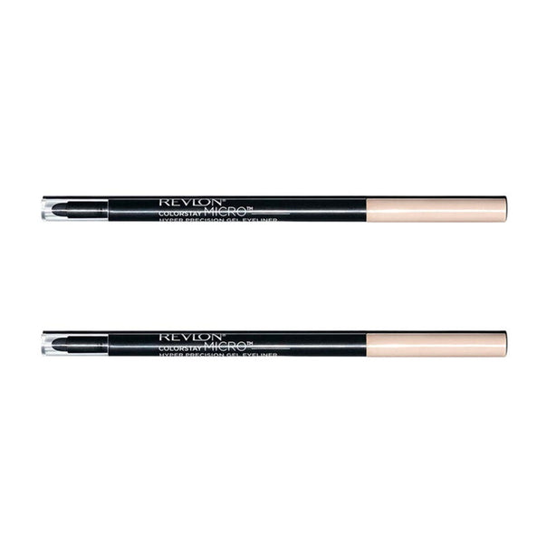 Pack of 2 Revlon Colorstay Micro Hyper Precise Gel Eyeliner with Smudger, Beige 216