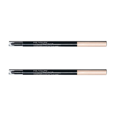 Pack of 2 Revlon Colorstay Micro Hyper Precise Gel Eyeliner with Smudger, Beige 216