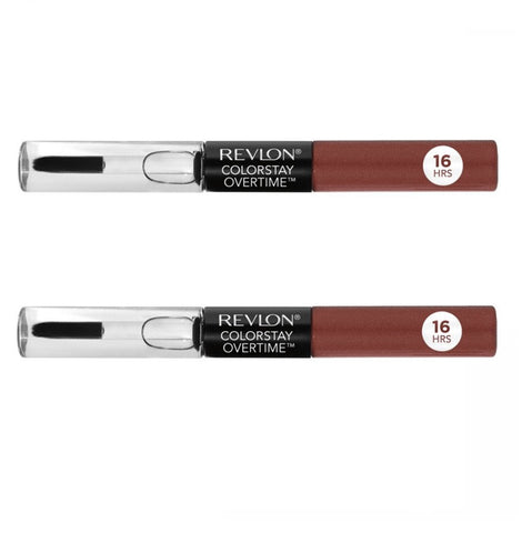 Pack of 2 Revlon ColorStay Overtime Lipcolor, Eternally Tan 340