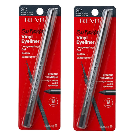 Pack of 2 Revlon So Fierce Vinyl Eyeliner, Force of Steel 864