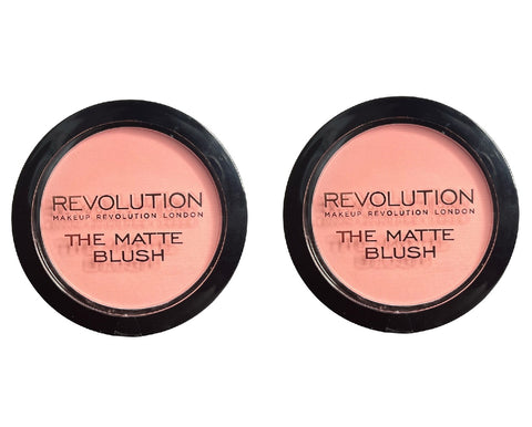 Pack of 2 Makeup Revolution Beauty The Matte Blush, Beloved
