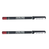 Pack of 2 Rimmel Lasting Finish Lip Liner, Bitten Red 580