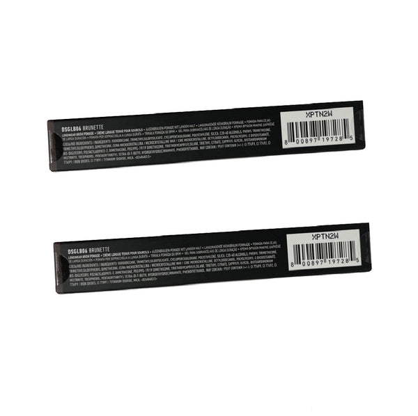 Pack of 2 NYX Dip, Shape, Go! Longwear Brow Pomade, Brunette DSGLB06 ...