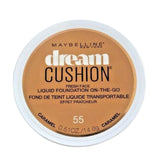 Maybelline New York Dream Cushion Fresh Face Liquid Foundation, Caramel 55