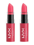 Pack of 2 NYX Butter Lipstick, Fruit Punch BLS02