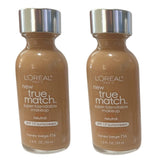Pack of 2 L'Oreal Paris Makeup True Match Super-Blendable Liquid Foundation, Honey Beige n6