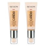 Pack of 2 Revlon PhotoReady Candid Natural Anti-Pollution Finish Foundation, Sun Beige 420