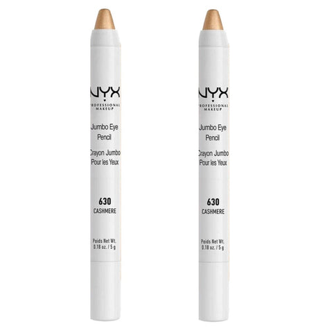 Pack of 2 NYX Jumbo Eye Pencil Cream Eye Crayon, Cashmere 630