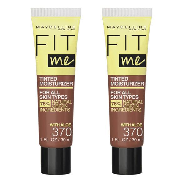 Pack of 2 Maybelline New York Fit Me Tinted Moisturizer, 370