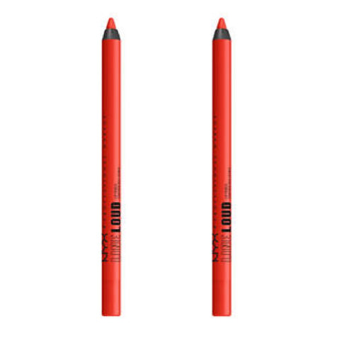 Pack of 2 NYX Professional Makeup Line Loud Lip Liner, Stay Stuntin' LLLP10