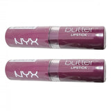 Pack of 2 NYX Butter Lipstick, Thunderstorm BLS05