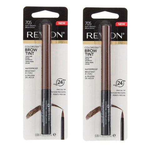 Pack of 2 Revlon Colorstay Brow Tint, Soft Brown 705