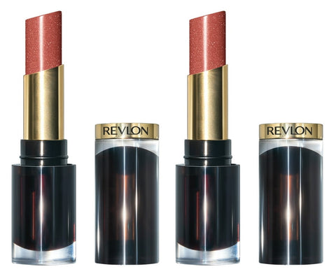 Pack of 2 Revlon Super Lustrous Glass Shine Lipstick, Nude Illuminator 020