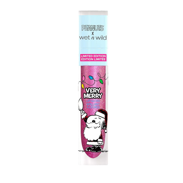 Wet N Wild Peanuts Snoopy Limited Edition Very Merry Lip Gloss, Christmas Pageant