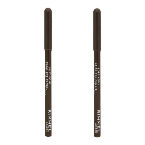 Pack of 2 Rimmel Soft Kohl Eyeliner, Sable Brown 011