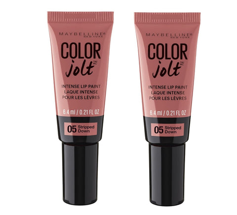 Pack of 2 Maybelline New York Color Jolt Intense Lip Paint, Stripped Down 05