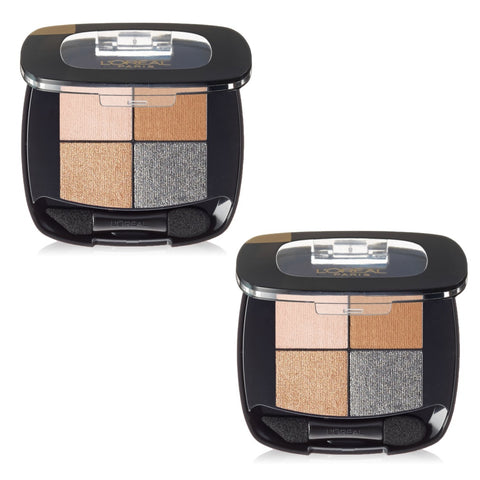 Pack of 2 L'Oreal Paris Colour Riche Pocket Palette Eye Shadow, French Biscuit 104