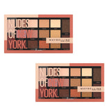 Pack of 2 Maybelline New York Eyeshadow Palette, Nudes of New York 01