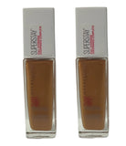Pack of 2 Maybelline New York Superstay Full Coverage 24HR Liquid Foundation, Warm Coconut 356
